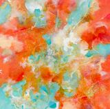Melting Sun by AIO contemporary artwork painting