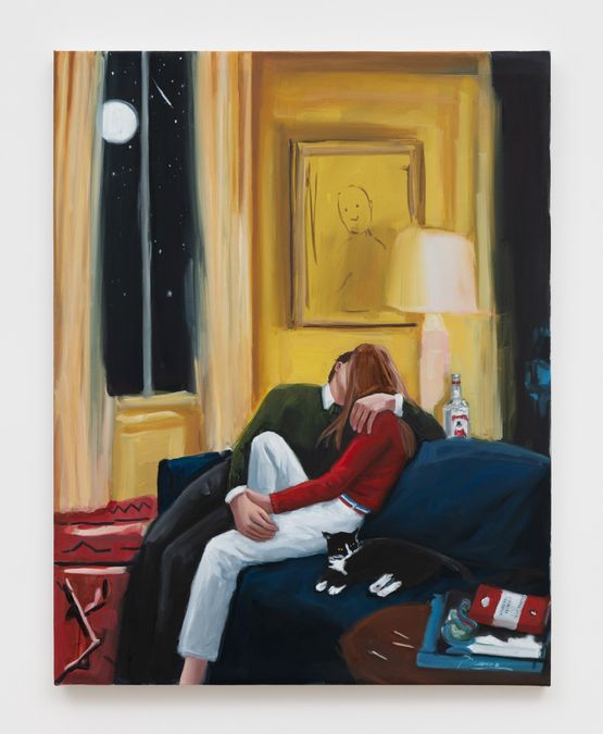 The Bright Midnight by Karyn Lyons contemporary artwork Painting