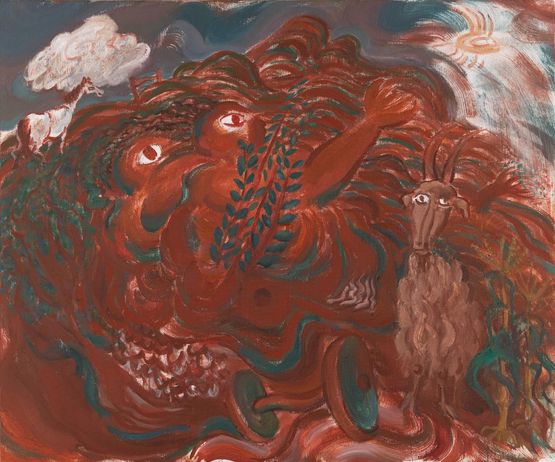 Lost Mother of Red Earth by Mao Xuhui contemporary artwork Painting