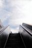 Escalator to heaven by Paulo Bruscky contemporary artwork Print