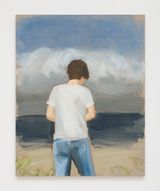 White T-shirt by Gideon Rubin contemporary artwork painting