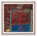 View from the bench on day __ by Mimi Lauter contemporary artwork drawing works on paper