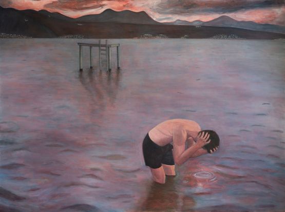 No part of me is remote my dear by Amit Berman contemporary artwork Painting