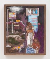 Highway Laundry by Veronica Fernandez contemporary artwork painting