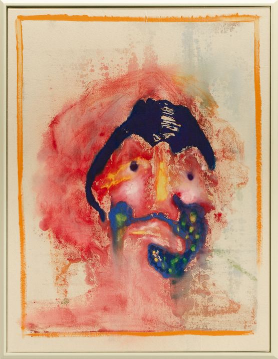 Hiding Out Beneath the Table by Hannah Ireland contemporary artwork Painting