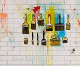 White Wall by Ian Scott contemporary artwork painting