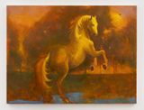 Horse of Gericault by Caleb Hahne Quintana contemporary artwork painting