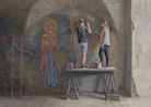 Saint Christopher by Serban Savu contemporary artwork Painting