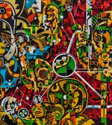 Micro-Symphony N1 Chapter III by NISKY contemporary artwork drawing works on paper