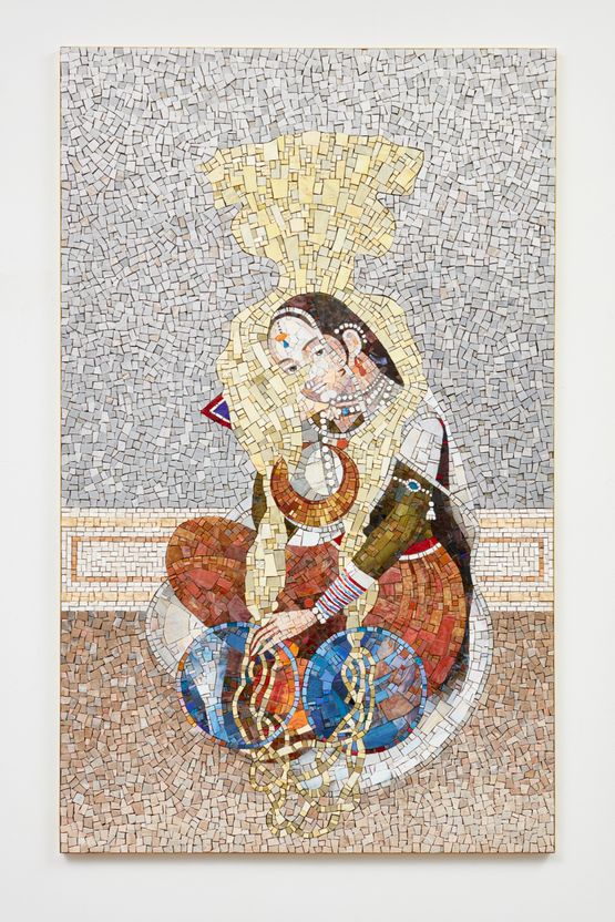 The Perennial Gaze by Shahzia Sikander contemporary artwork Sculpture