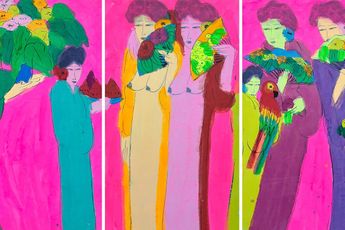 Contemporary art exhibition Walasse Ting Joy Temptation and Magic at Alisan Fine Arts Central Hong Kong