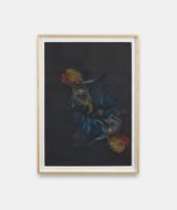 When I Lie Down I Feel Like Im Glued to the Earth by Holly Lowen contemporary artwork drawing works on paper