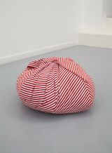 Bundle from the series with-against-from-since by Cinthia Marcelle contemporary artwork installation painting textile