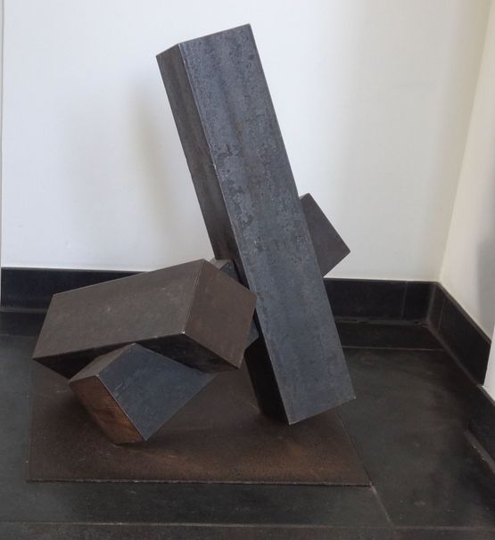 Plastik Stahl II by Peter Schwickerath contemporary artwork Sculpture
