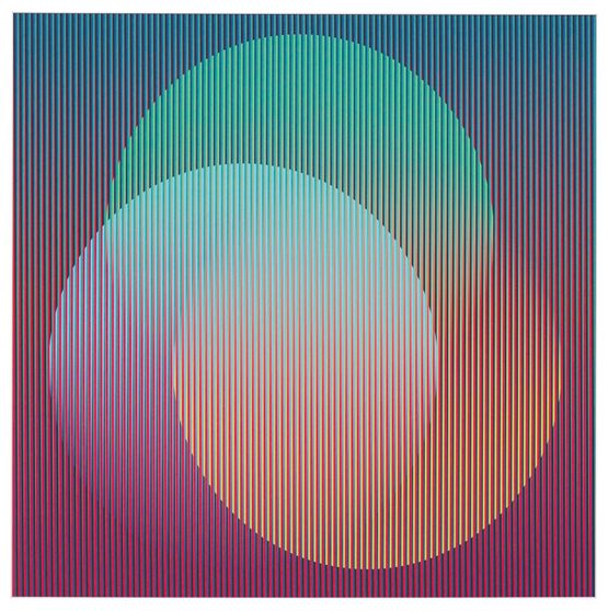 Color Aditivo Serie Pacifico A by Carlos Cruz-Diez contemporary artwork Print
