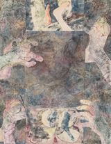 Transference love by Helen Johnson contemporary artwork painting