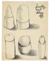 No title by Lee Lozano contemporary artwork drawing works on paper