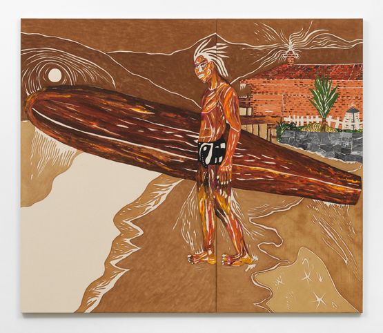 Winter In America by Chase Hall contemporary artwork Painting