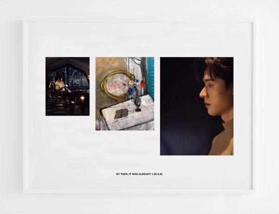 By then it was already 130 a.m. by Tobias Kaspar contemporary artwork Print