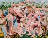 Flesh Smudge by Eleanor Johnson contemporary artwork painting