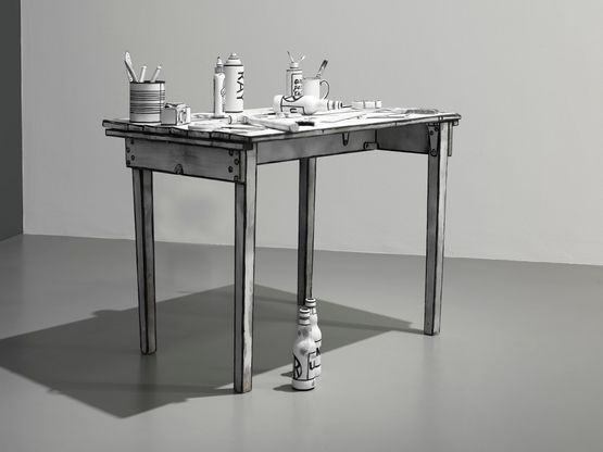 Daedalus Table by Mary Reid Kelley contemporary artwork Installation