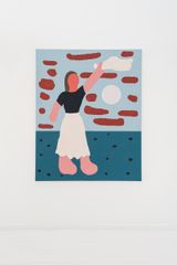 La partida I by Juan Narowe contemporary artwork painting works on paper