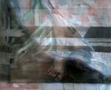 52.51819 13.39681 foot from the series Berlin Monuments by Sandra Del Pilar contemporary artwork painting