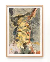 Two Trees A Door by Adam Lee contemporary artwork painting works on paper