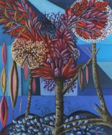 Groe Buschel Baumkunde by Hartmut Neumann contemporary artwork painting