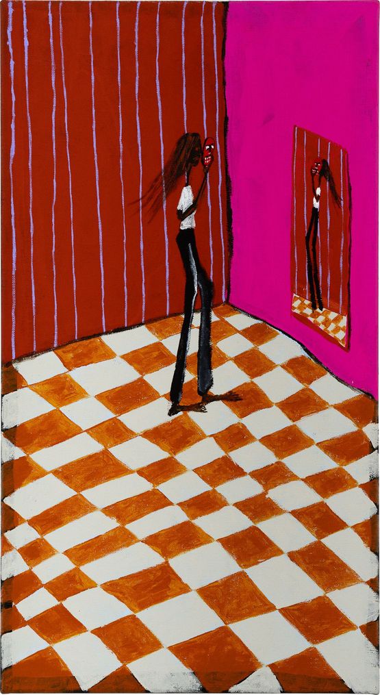 Its the middle of the night by Mia Boe contemporary artwork Painting
