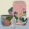 NYTimes Frimkess Still Life by Jonas Wood contemporary artwork Painting