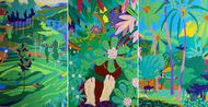 The Lotus Land by Michal Korman contemporary artwork Painting