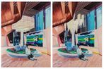 Spot the Difference Sales Lady by Li Qing contemporary artwork Painting