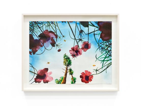 Cosmos and Sequoias by Alexis Rockman contemporary artwork Works on Paper