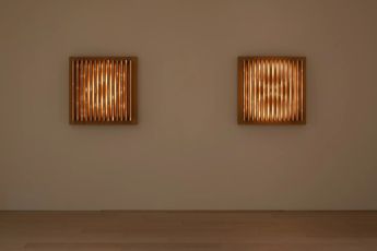 Contemporary art exhibition Leo Villareal Golden Game at Pace Gallery Tokyo Japan