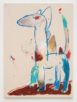 Long Neck Dino by Roby Dwi Antono contemporary artwork painting works on paper drawing