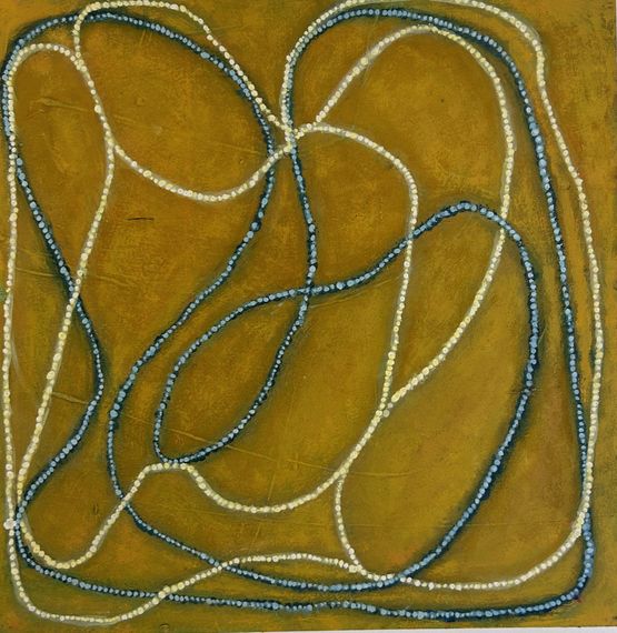 Cotton Threads by Ildiko Kovacs contemporary artwork Painting