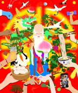 Longevity Set by Lin Aojie contemporary artwork painting print