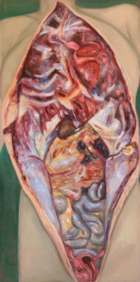 Under The Skin by Jill Mulleady contemporary artwork Painting