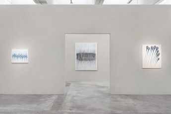 Contemporary art exhibition Kwon Young-Woo Gestures in Hanji at Tina Kim Gallery New York United States