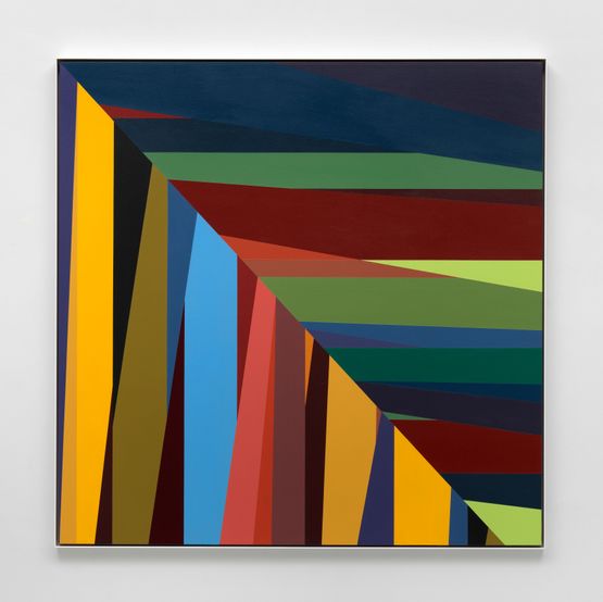 Razor Edge by Odili Donald Odita contemporary artwork Painting