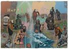 Happy New Year Little Sea by Hui Zhang contemporary artwork Painting