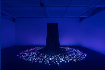 Contemporary art exhibition Doki Kim The Apple and the Moon at Gallery Baton Seoul South Korea