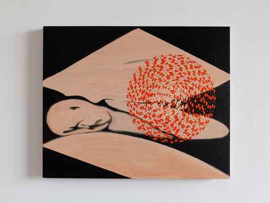 Bat wings by Radhika Khimji contemporary artwork Painting