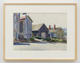 Gloucester Houses by Edward Hopper contemporary artwork painting works on paper drawing