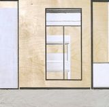 Building within Scrolled Window by Kayleigh Goh contemporary artwork painting