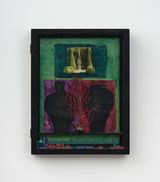 Green Vision at the Villa by Betye Saar contemporary artwork mixed media