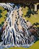 Waterfall Kirifuri by Woo Kukwon contemporary artwork Painting
