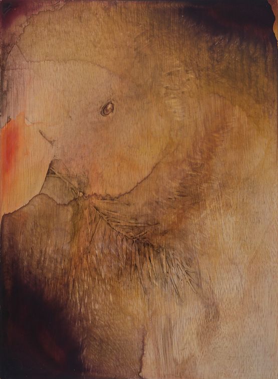 Lovebird and the shoot by Bouie Choi contemporary artwork Painting