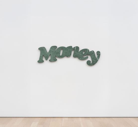 Money Green by Sadie Barnette contemporary artwork Sculpture